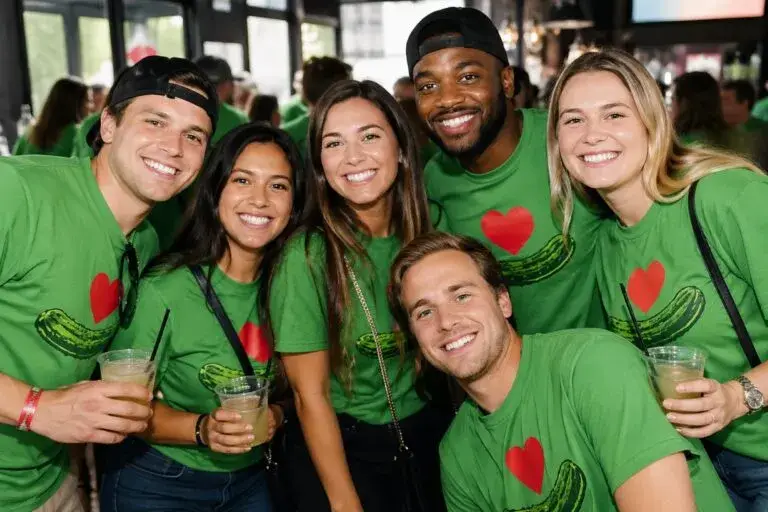 Pickle Fest Chicago con bebidas temáticas y ambiente gastronómico en Wrigleyville