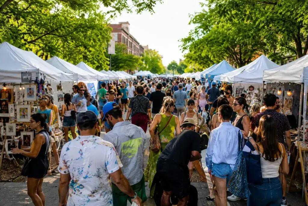 Lincoln Park Mayfest con música, arte y gastronomía en Chicago durante mayo