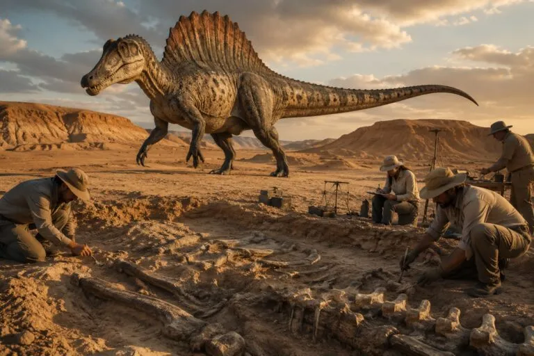 Spinosaurus mirabilis descubierto en el Sahara por científicos de la Universidad de Chicago