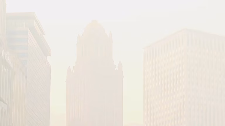 humo de incendios en Chicago