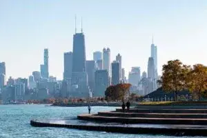 Día de la Independencia en Chicago con pronóstico de tormentas y calor intenso durante las celebraciones.