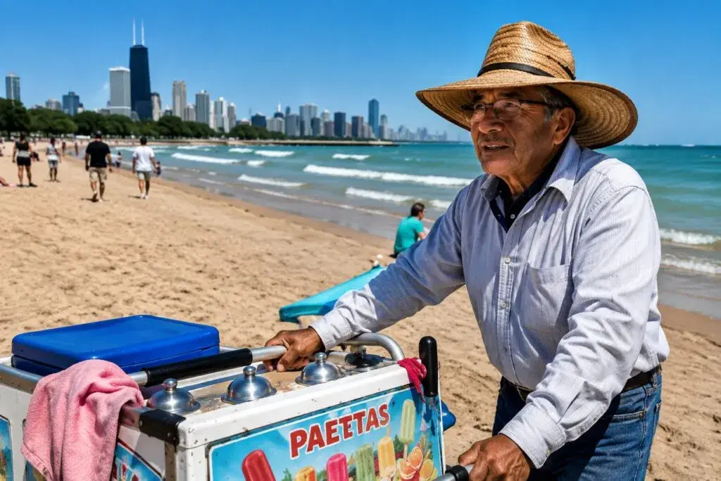 Paletero de Chicago inspira con su historia